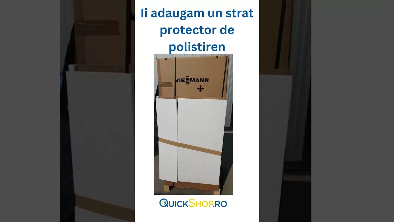 Confortul pleacă spre tine ambalat cu grijă: Centrala Viessmann Vitodens 111-W 32 kW