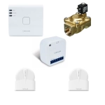Sistem Smart Home anti-inundatie, 2 zone monitorizate, control prin internet