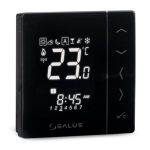 Termostat SALUS VS10BRF, wireless, programabil, cu montaj in doza